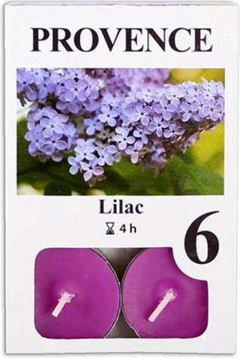 Lumânări pastilă liliac 6 buc