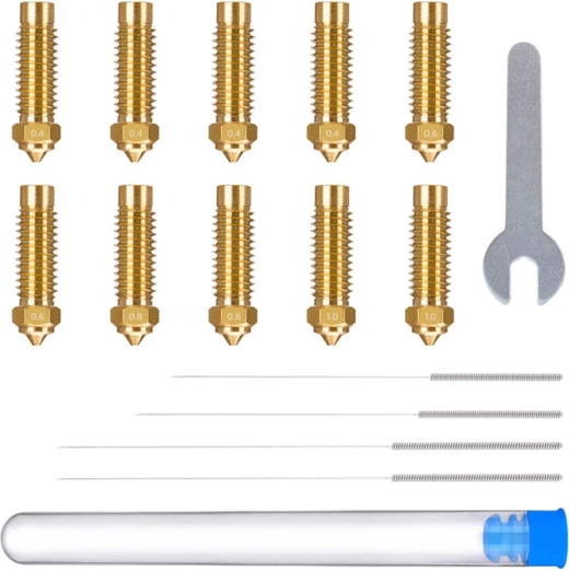 ELEGOO set de duze din alamă pentru Neptune 4 Plus / 4 Max (0,4–1,0 mm)