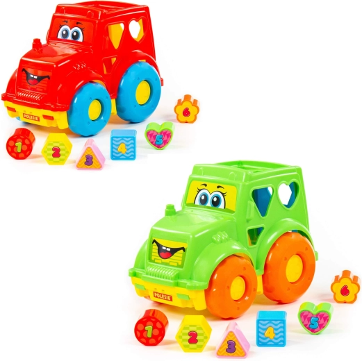 Tractor pentru copii cu inserție de forme Polesie - 1 bucată
