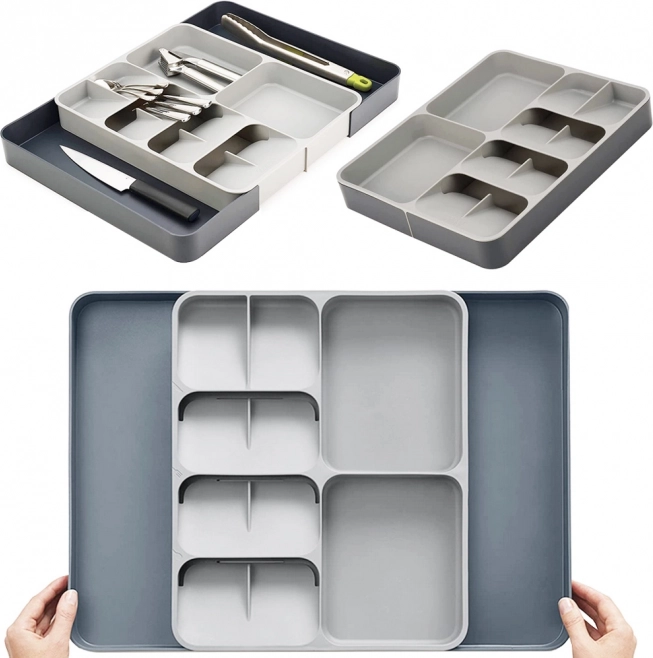 Organizator de bucătărie pentru ustensile de gătit în sertar