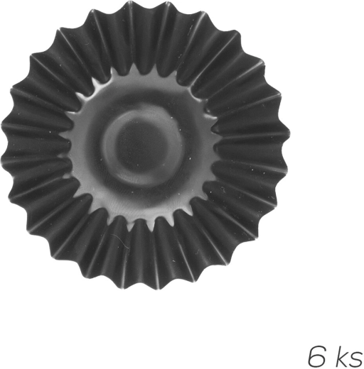 Forme metalice pentru tartalete 5,5 cm (6 buc.)