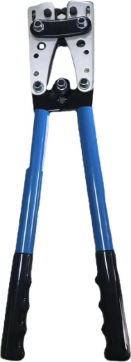 Clește de sertizare pentru papuci/ochiuri de cablu și conectori 6–50 mm², HEX, 390 mm