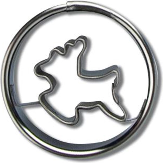 Formă de tăiat prăjituri – cerc cu ren, 4 cm