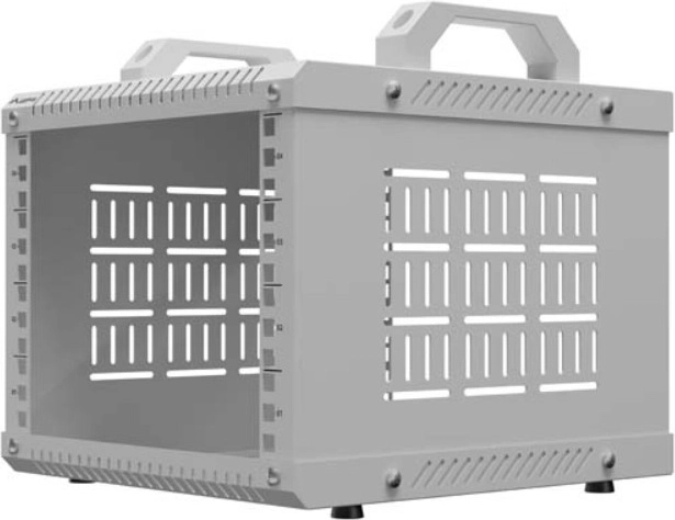 Lanberg open rack 10" 4U 280 × 300 mm gri