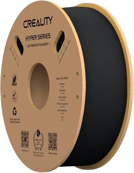 Filament Creality Hyper PLA, negru, 1,75 mm, 1 kg