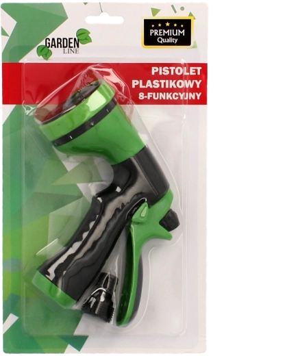 Pistolă de stropit multifuncțională din plastic 8‑în‑1