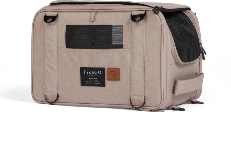 FikaGO transport pentru câini și pisici Truffle Plus Sandy Beige