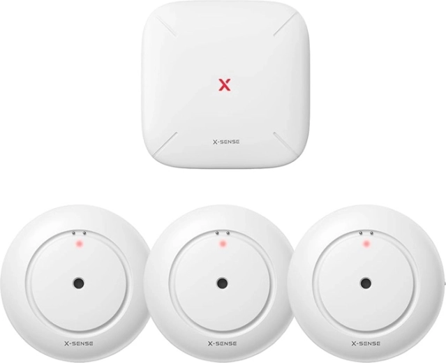 X-Sense senzor inteligent de scurgere a apei SWS54 (bază SBS50 + 3× SWS51)