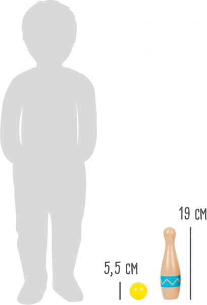 Popice din lemn SMALL FOOT Active – set pentru copii