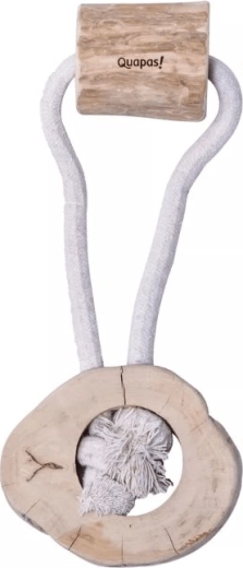 Quapas! jucărie Circle din lemn de arbore de cafea pentru tras