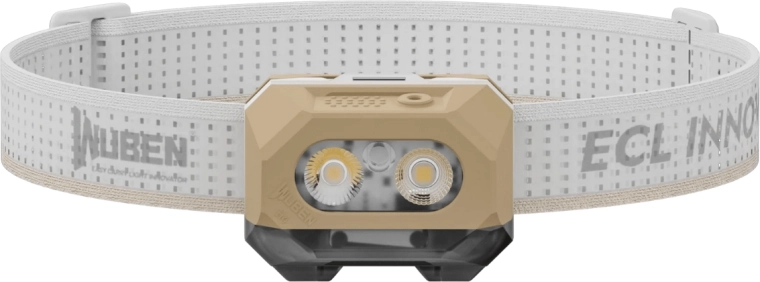 Wuben H4 lanternă frontală Sand 800 lm, 1700 mAh, IP68