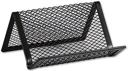 Suport metalic pentru cărți de vizită Concorde, negru