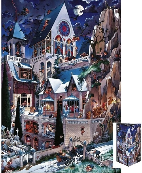 Puzzle Heye castel bântuit 2000 piese