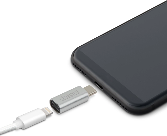 Adaptor Lightning la USB-C