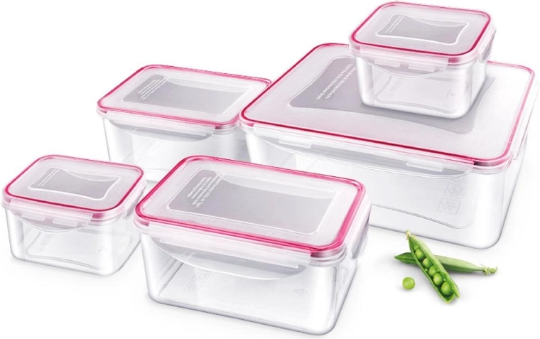 Set de recipiente Lamart Clip, 5 bucăți