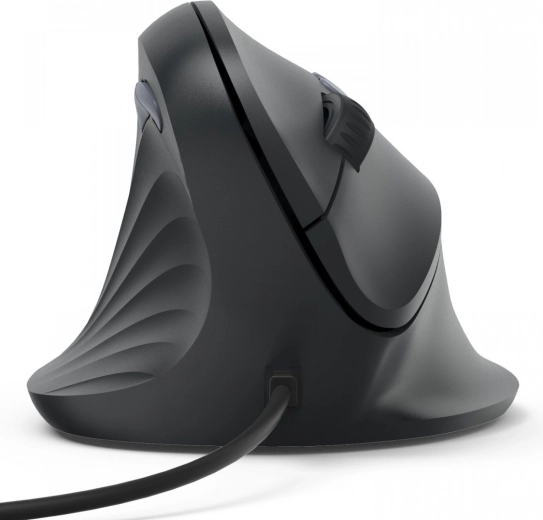 Mouse vertical ergonomic cu fir pentru stângaci