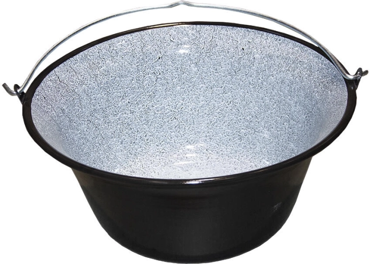 Ceaun 22 l din oțel emailat – negru