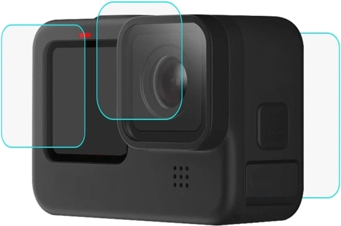 Puluz sticlă securizată de protecție 9H pentru GoPro HERO 12/11/10/9 Black - negru
