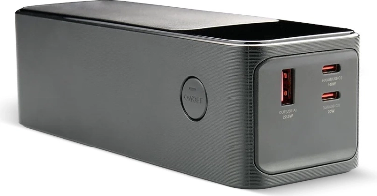 Power bank de 27 000 mAh cu afișaj LCD, 2× USB‑C, 1× USB, încărcare rapidă 162,5 W, lanternă integrată