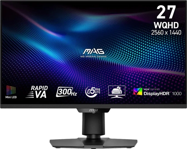Monitor 27" MAG 274QPF, WQHD, 300 Hz, plat, negru