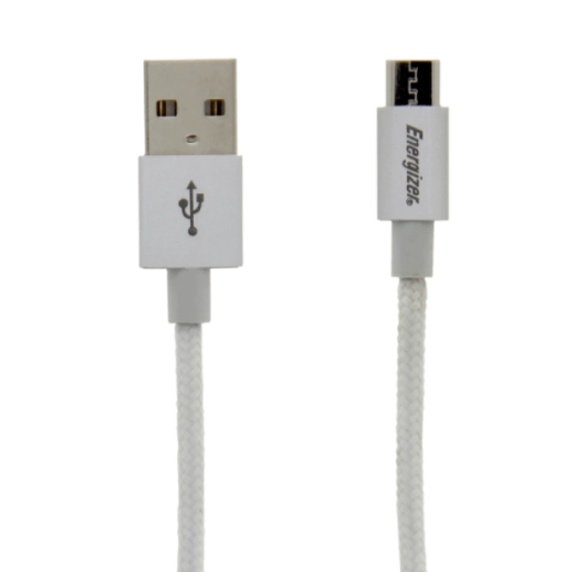 Energizer cablu de încărcare și sincronizare microUSB 1,2 m alb