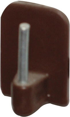 Cârlige autoadezive pentru vitraj maro (4 buc.)