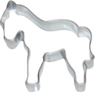 Formă decupaj din inox pentru prăjituri – cal (set 10 buc)