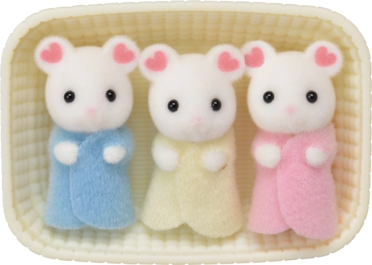 Tripleții șoricei Baby Marshmallow