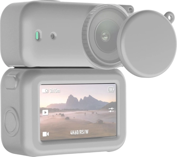 Husă de protecție din silicon Puluz pentru DJI Osmo Nano – gri