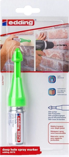 Edding 8870 marker pentru găuri la găurire, verde neon