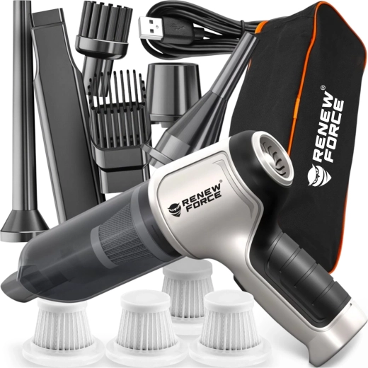 Aspirator de mână fără fir 120 W cu putere de aspirare 15 000 Pa - 1 bucată