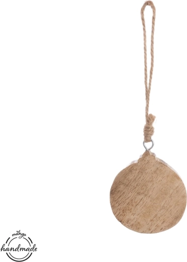 Ornament suspendat din lemn de mango