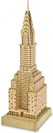 Puzzle 3D din lemn Chrysler Building de la Woodcraft