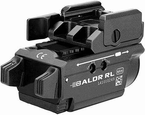 Olight Baldr RL Mini lanternă tactică pentru armă cu laser roșu