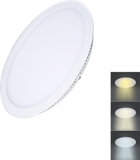 Solight mini panou LED CCT încastrat rotund 6 W