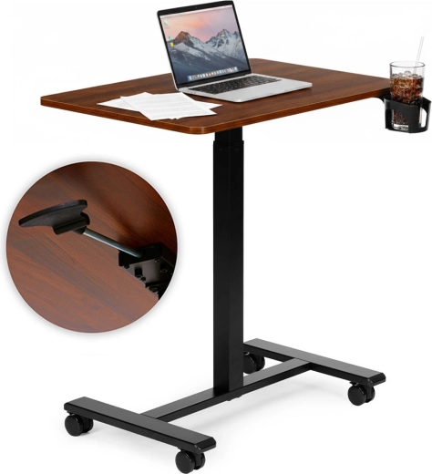 Măsuță mobilă cu înălțime reglabilă pentru laptop ModernHome 70 × 48 cm