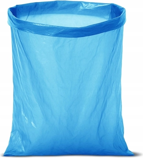 Saci universali albaștri rezistenți pentru deșeuri 35 l, 150 buc., cu legare