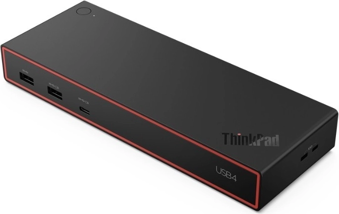 Stație de andocare Lenovo ThinkPad USB4 Dock 5000 cu adaptor de 135W