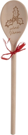 Lingură de lemn ovală Vůně Vánoc 30,5 cm - 1 bucată