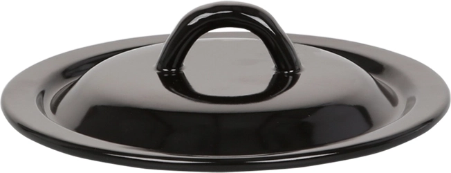 Capac emailat 18 cm negru Silesia Rybnik