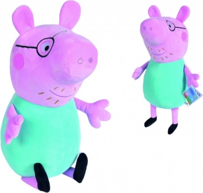 Mascotă de pluș Peppa Pig Tati 37 cm