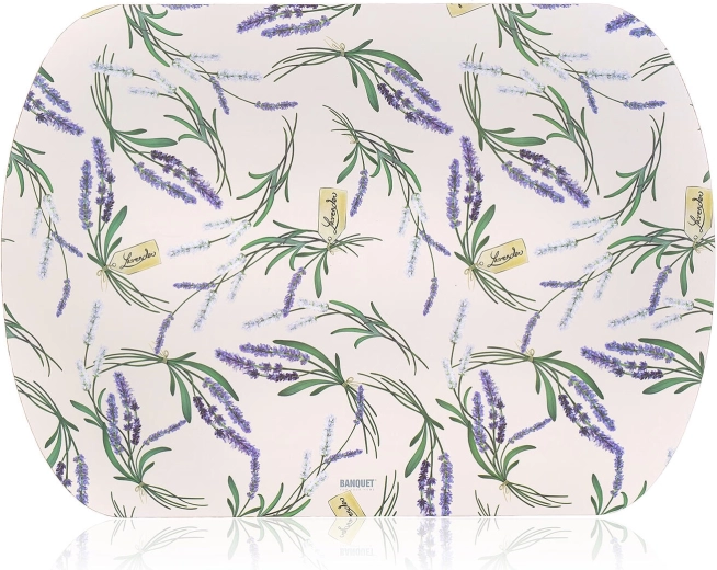 suport de masă din plută lavender 39 × 28 cm