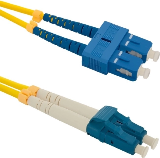Patchcord optic SC/UPC–LC/UPC, singlemode 9/125, G.652D, 1 m