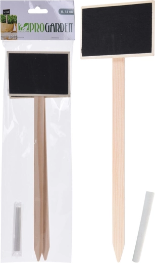 Etichete de grădină cu cretă, înălțime 34 cm, 2 buc