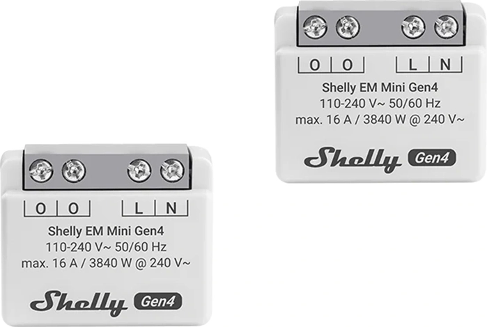 Shelly EM Mini Gen4 contor de consum energie (2 buc)