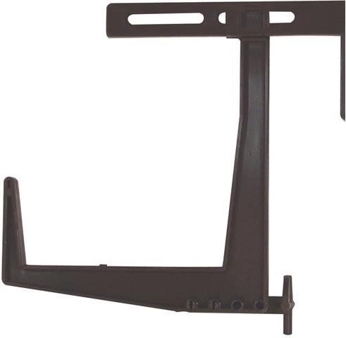 Suport reglabil de balcon pentru jardiniere, maro 15 × 13 cm