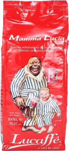 Lucaffé Mamma Lucia cafea boabe 1 kg (40% Arabica, 60% Robusta)
