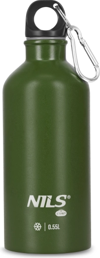 Sticlă turistică din oțel inoxidabil Nils Camp verde 500 ml