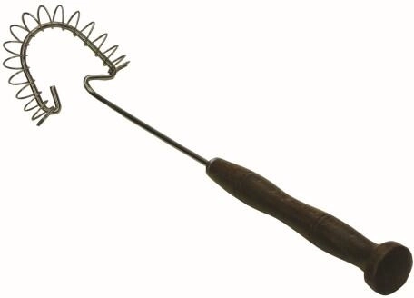 Tel pentru bătut din inox cu mâner din lemn 70 mm