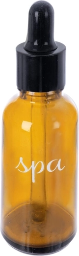 Sticluță cosmetică Spa 30 ml din sticlă brună (amber) cu pipetă